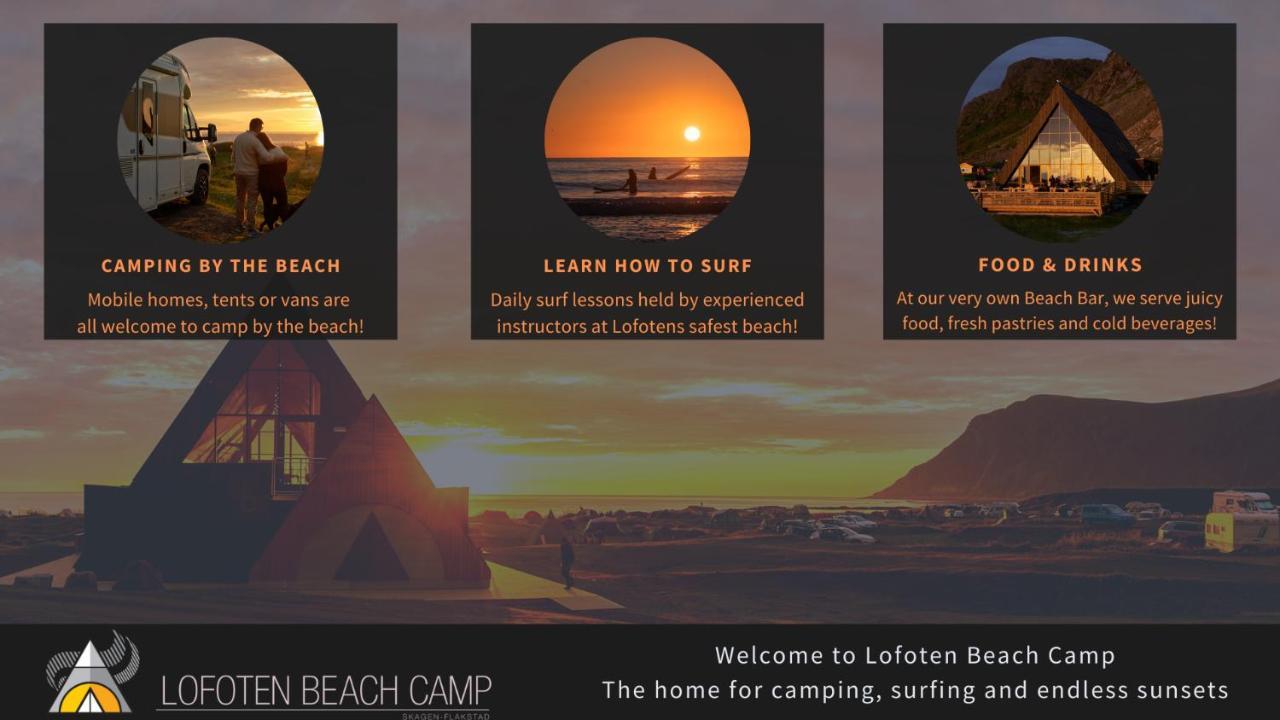 Lofoten Beach Camp Ramberg Exterior foto