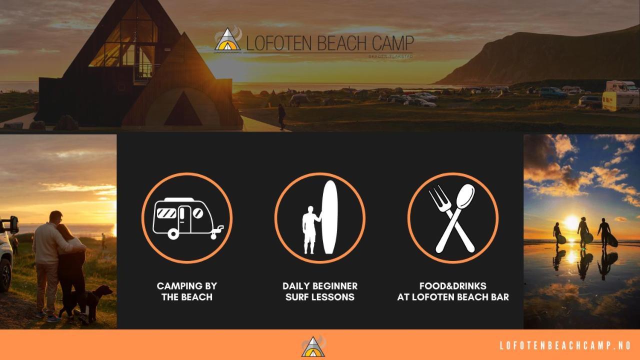 Lofoten Beach Camp Ramberg Exterior foto